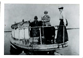 Drawbridge residents Ed Smith, his wife and Ann Byrnes